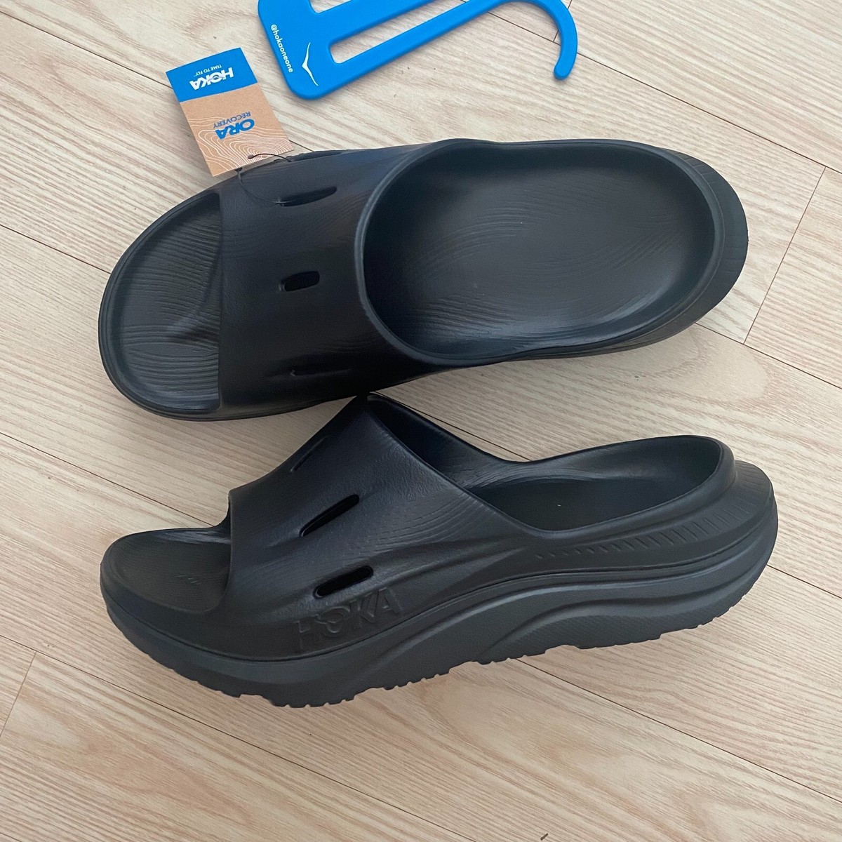 HOKA One One Ora Recovery Slide 3 Womens Slippers Black
