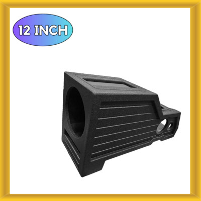QPower Crew Cab Center Console Single 12 Inch Vented Empty Car Woofer Enclosure