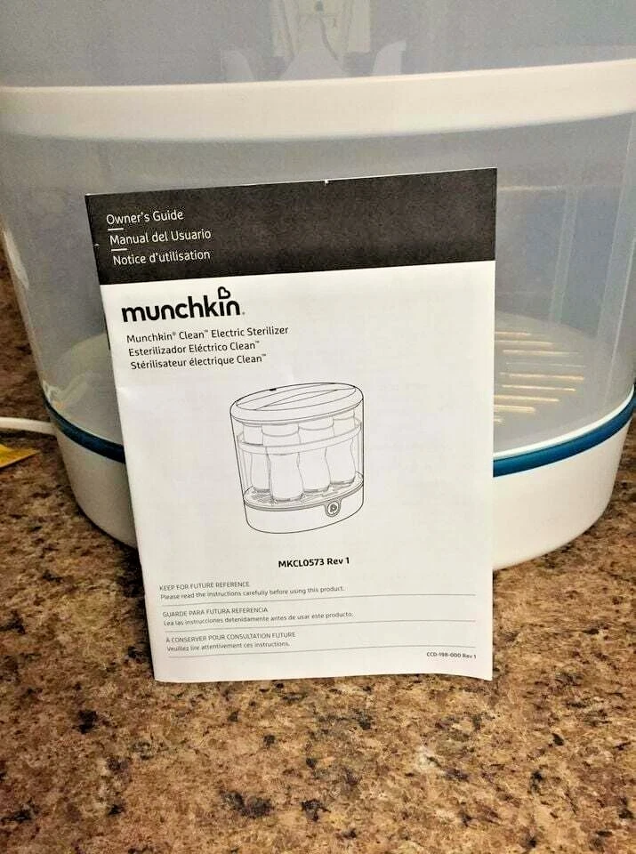 Munchkin clean hotsell electric sterilizer directions