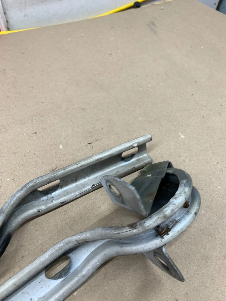 1979 1993 Ford Mustang capô dobradiças suportes capô painel travas dobradiças de fábrica 90 - Imagem 3 de 4