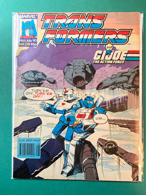 Transformers G1 (& GI Joe Action Force) #278 FN (Marvel UK 1990)