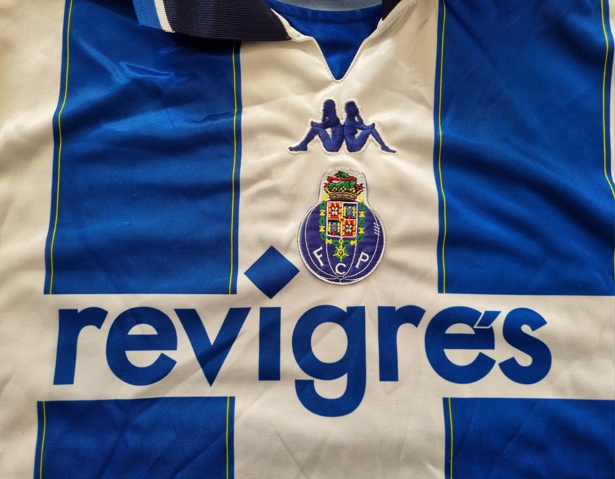 Porto 1999 - 2000 Home football Kappa Retro shirt size Small