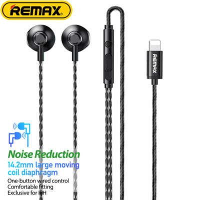 REMAX Kopfhörer SE 8+ XS XR 11 12 13 14 Lightning EarPods Kopfhörer