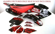 BODY PLASTIC & DECALS KIT HONDA XR50 CRF50 SSR SDG 107 110 125 PIT BIKE V DE59+