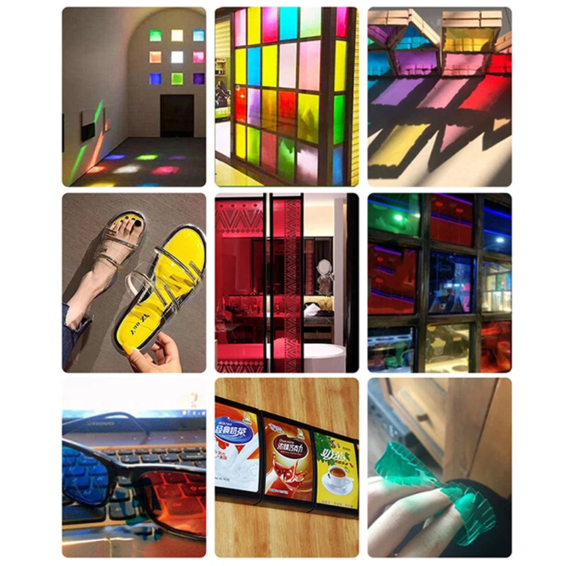 Color Correction Gel Light Filter Photography Lighting Colored Sheet Transparent - Image 4 of 4