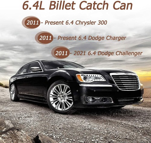 New Oil Catch Can 6.4 For Scat Pack & Shaker 2011-21 Billet Z-Bracket Technology - Bild 12 von 12