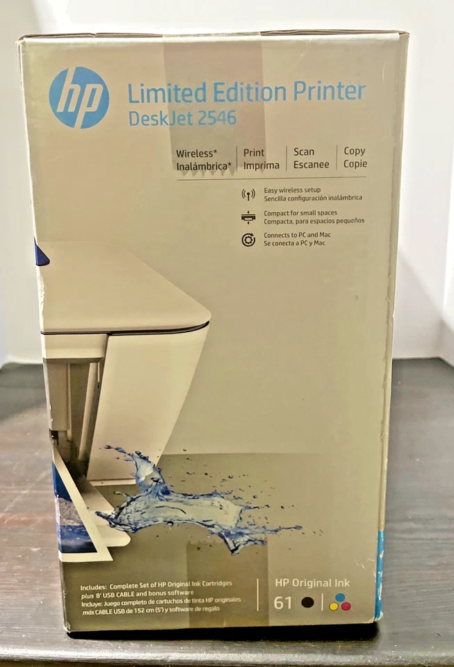 HP Deskjet 2546 Limited Edition Wireless Inkjet All-in-one Printer New - Image 2 of 4