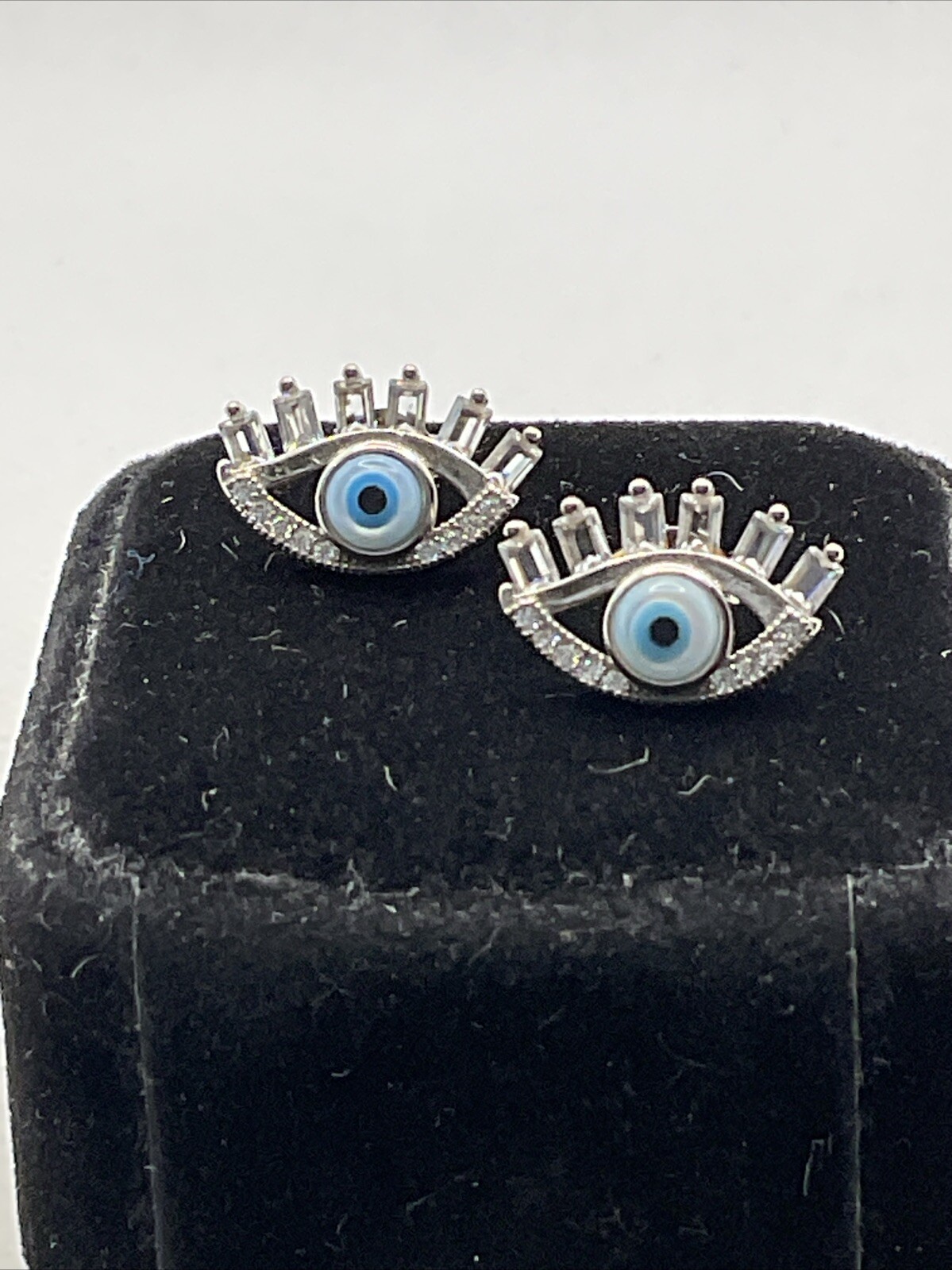 Solid 925 Sterling Silver Mixed Shape White CZ En… - image 15