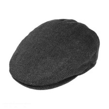 Jaxon Hats Large Herringbone Wool Blend Ivy Cap