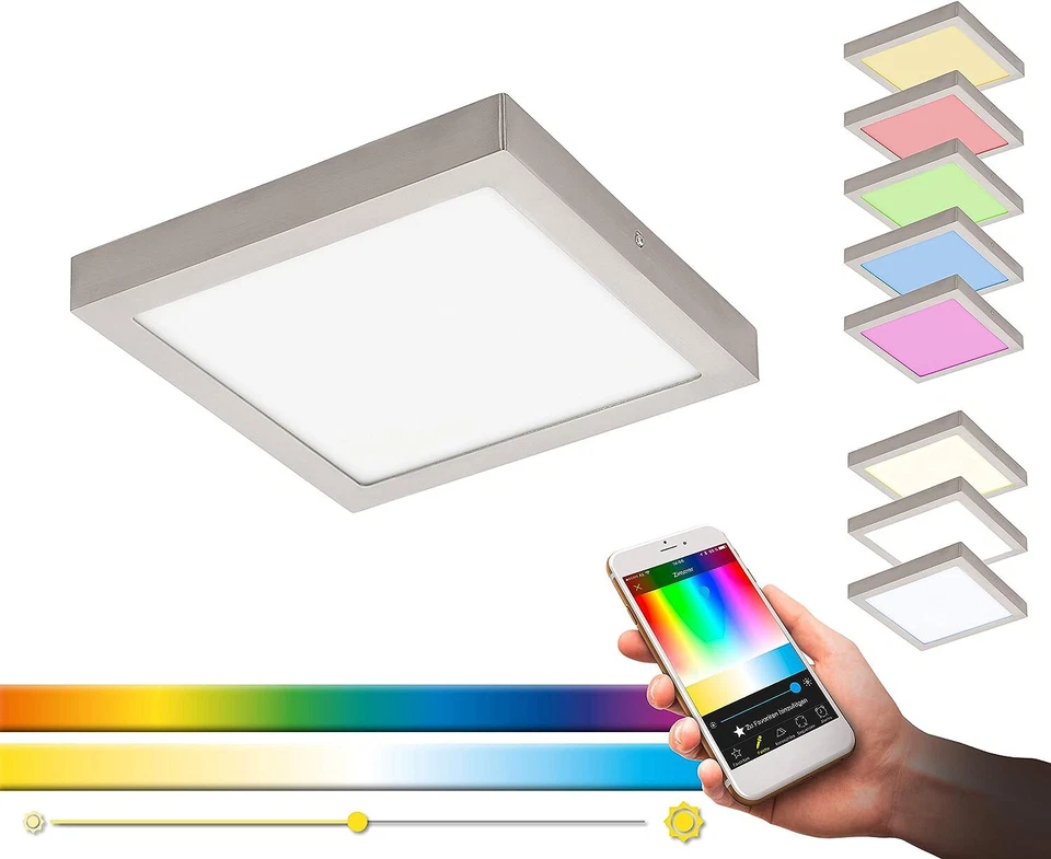 Eglo connect LED Fueva 1 Deckenleuchte 21W 30cm smart RGB EEK:F (Spektrum A-G) - Bild 1 von 4