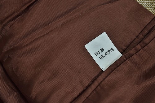 DAKS Chaqueta Hombre Seda Lino EU 26 UK42S - Imagen 6 de 7