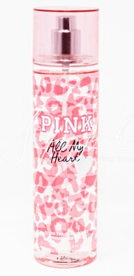 PINK All My Heart Body Spray Fragrance Splash Mist Full Size **VOLUME LOW** NEW