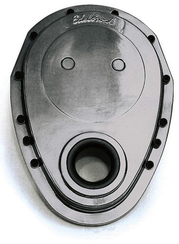 KIT DE CUBIERTA DE SINCRONIZACIÓN DE ALUMINIO PULIDO EDELBROCK 4240 BLOQUE PEQUEÑO CHEVY - Imagen 1 de 1