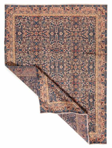 Kashmar Handgeknüpfter Perserteppich 343x245 cm-Fine,Orient,Carpet,Rug,Blau - Picture 2 of 11