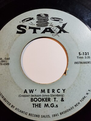 Booker T. & The M.G.S - Jelly Bread / Aw' Mercy - STAX GOOD F151
