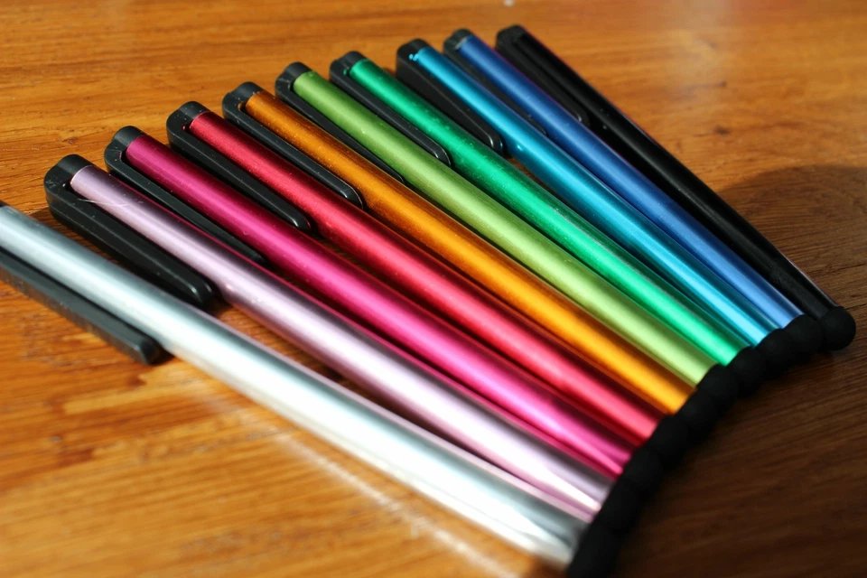 10x Stylus Eingabestift Touch Pen Stift Smartphone Tablet Handy Screen Alu Lang - Bild 4 von 4