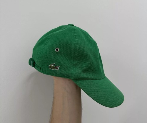 LACOSTE CAP 5 PANEL CAP HATS UNISEX MENS ADJUSTABLE size L
