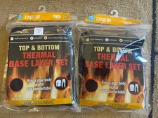 Polar Extreme Top & Bottom Thermal Base Layer Set XS YOUTH “Lot Of 2”