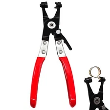 Tnisesm Hose Clamps Pliers Repair Tool Swivel Flat Band For Removal and Insta...