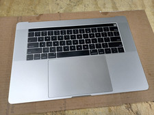 MacBook Pro 15" A1990 2018 2019 Top Case - Palmrest  Battery  Gray  Silver