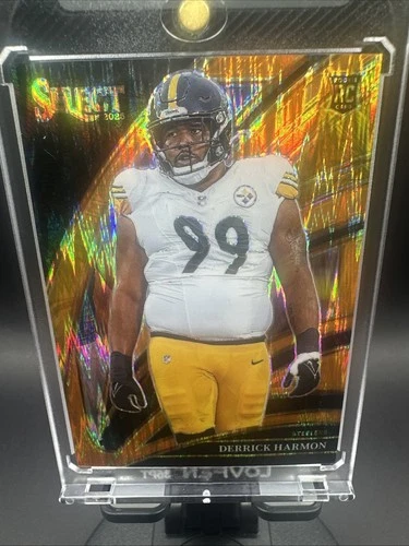 2025 Panini Select - Club Level Derrick Harmon #251 Orange Shock Prizm /399 (RC)