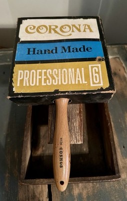 Vintage Corona 6 Hand Made Professional Stain Brush *NEW* OLD STOCK NEVER USED