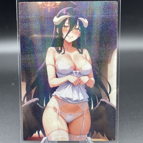 Albedo Overlord Anime Waifu Card Doujin ACG Goddess Holo