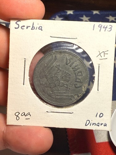 Serbia 10 Dinara 1943