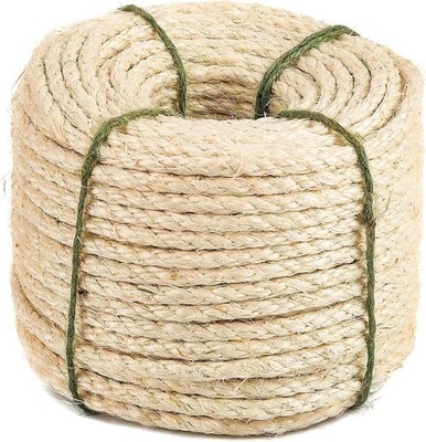 50M*2 Kratzb?ume Sisalseil Sisal Schnur Leine 8mm Kratzbaum Kratzb Sisalschnur