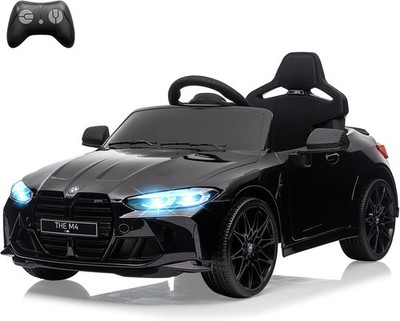 Licensed BMW M4 Electric Ride-On Car 12V for Kids w/ Twin Motors 2 Control Modes