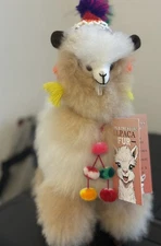 Llama From Alpaca Fur Very Soft High Quality  natural  colors  12” 