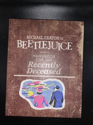 Beetlejuice Handbook For The Recently Deceased 4K UHD + BLU-RAY OOP Set