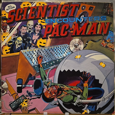 Scientist Encounters Pac-Man Vinyl Record LP VG++