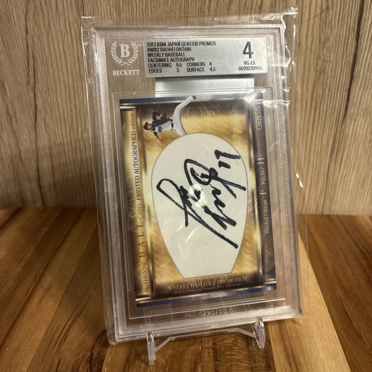 Shohei Ohtani Beckett Grading Services (BGS) Baseball Sports