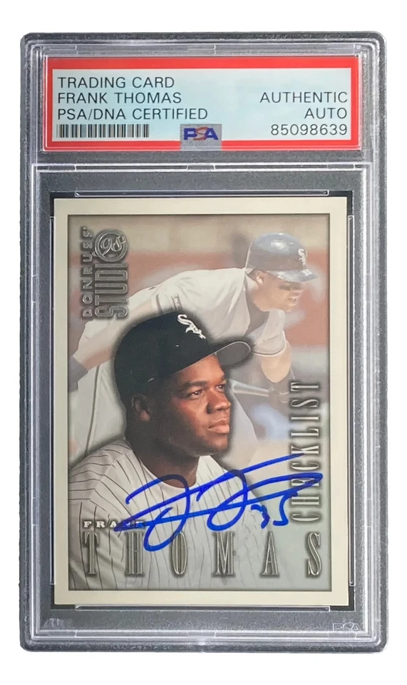 Frank Thomas Signed 1998 Donruss Chicago White Sox Trading Card PSA/DNA - Image 3 of 3