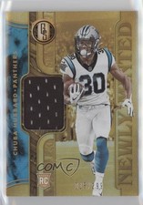 2021 Panini Gold Standard Newly Minted Memorabilia 15/299 Chuba Hubbard 12mg