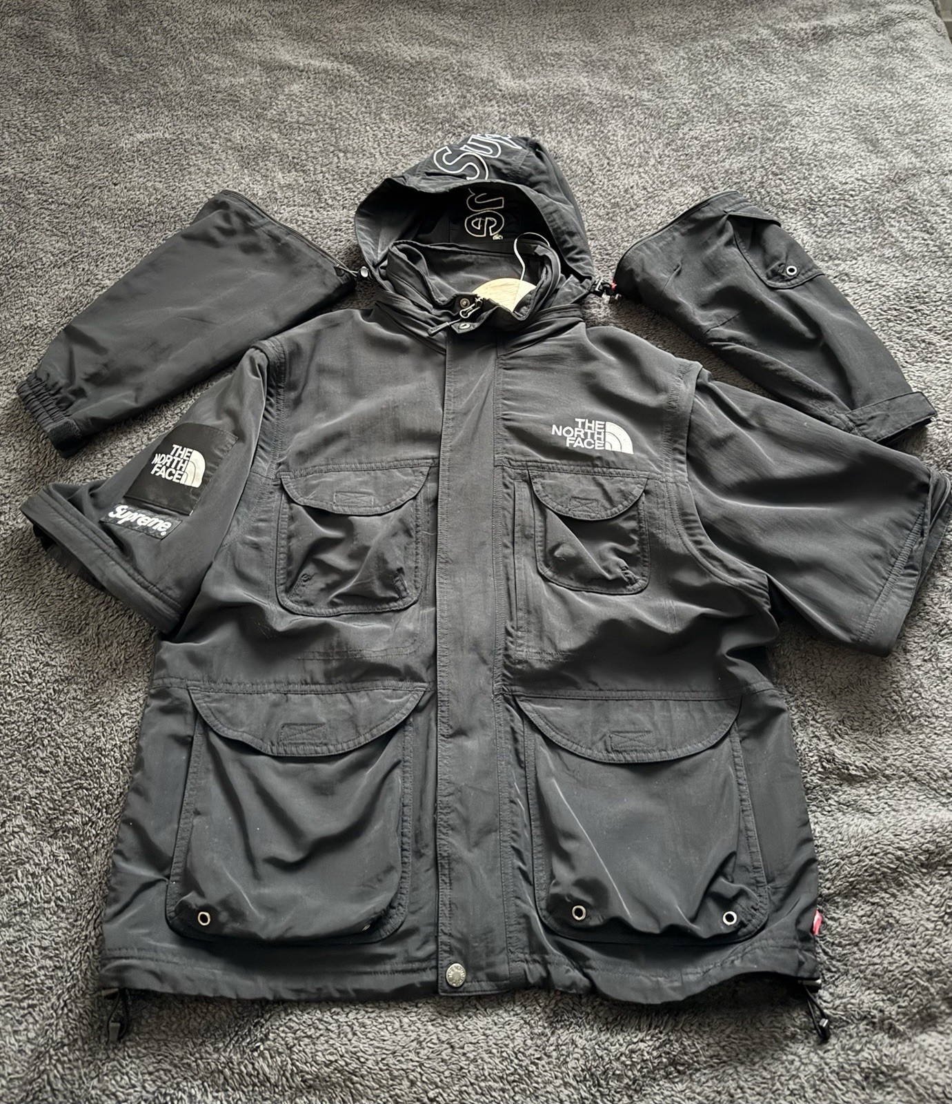 Supreme x The North Face Trekking Convertible Jacket Black Small image 2