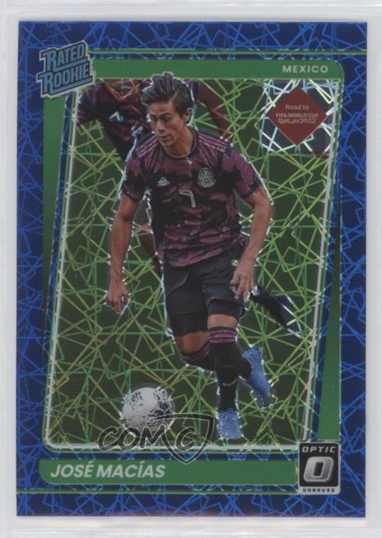2021 Panini Donruss Road to Qatar Rated Rookie Optic Jose Juan Macias #183 0kr0