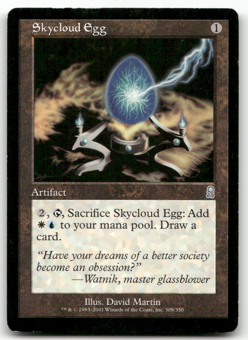 Skycloud Egg #309 (MP) Odyssey ODY Magic MTG