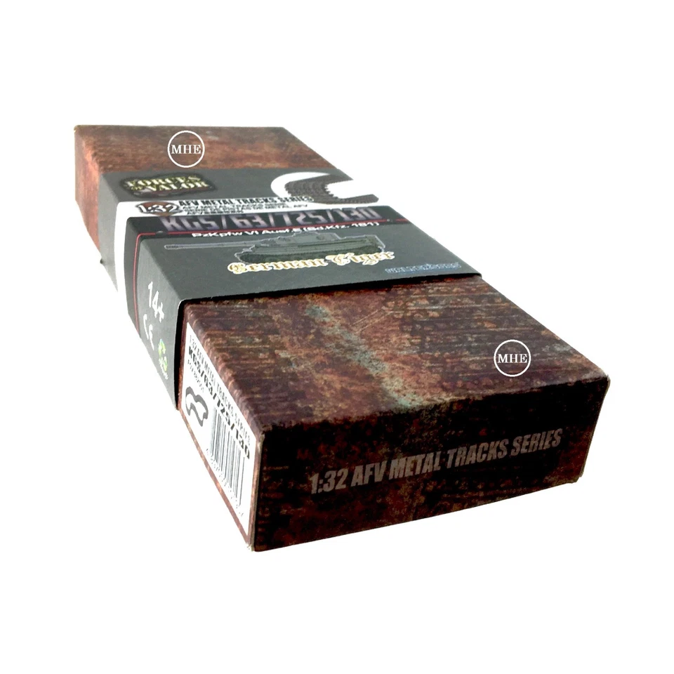 1:32 Metal Waltersons Forces of Valor WWII German Tiger Tank Track Upgrade Kit - Image 2 of 3