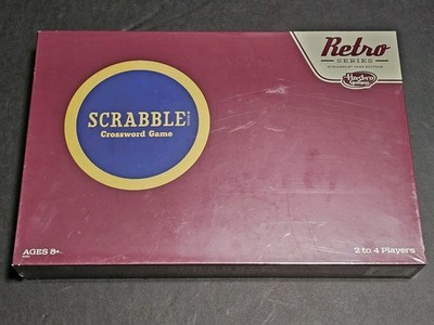 Scrabble Crossword Board Game Retro Series 1949 Edition Hasbro NIB New