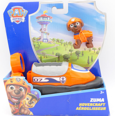 Spin Master Paw Patrol Zuma Hovercraft Vehicle & Figure Toy Set Age 3+
