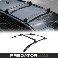 BLACK ROOF STORAGE CROSS BARS RAILS KIT FOR LAND ROVER DISCOVERY SPORT L550 14+