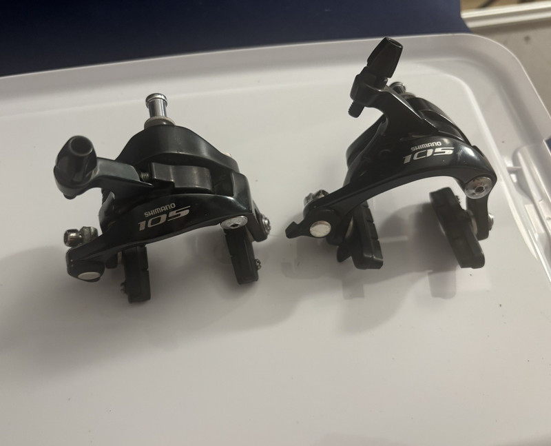 Shimano 105 Road Bike Side Pull Caliper Brake Set Front & Rear Black