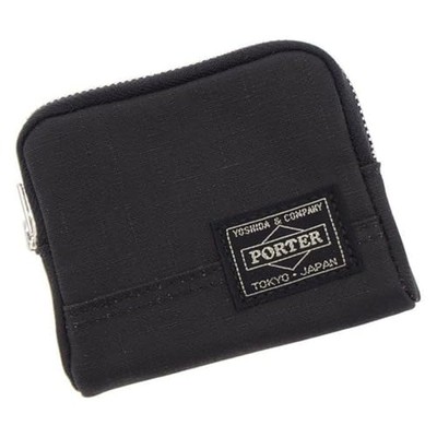 Yoshida Bag PORTER DUCK COIN CASE Black 636-06835 MADE IN