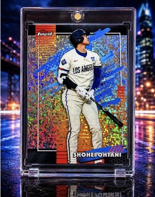 SHOHEI OHTANI RARE GLASS DIAMOND REFRACTOR CHROME SPORTS CARD DODGERS MVP MINT