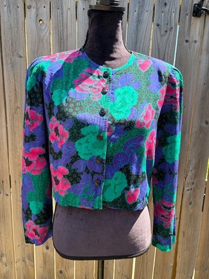 Vintage Jessica Howard by Mitchell Rodbell LS Blouse Large