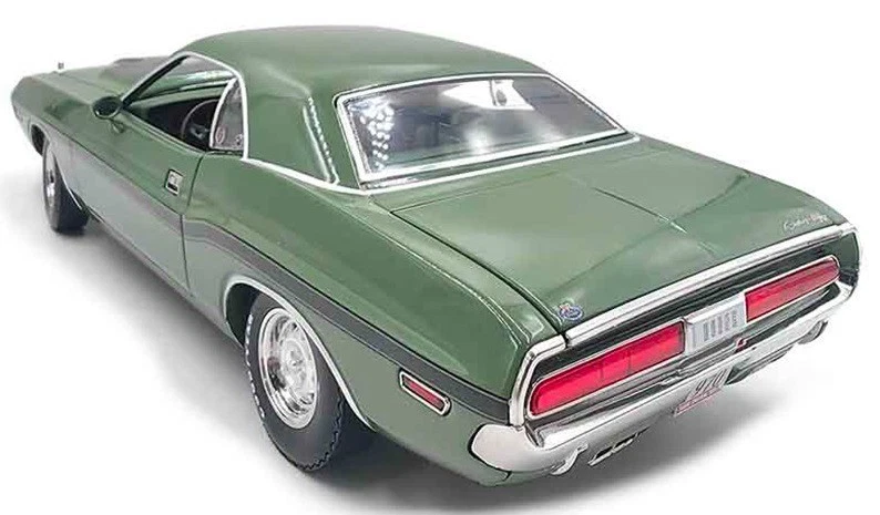 GREENLIGHT, DODGE Challenger R/T HardTop HEMI verde del 1970, 1/18,  GREEN13700 - Immagine 3 di 3