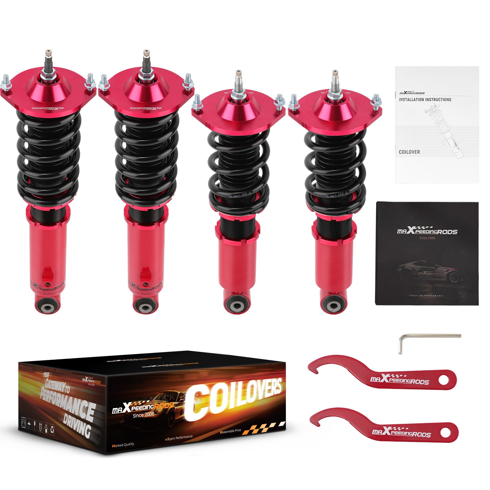Coilover Suspension Kit For Mazda MX5 NA NB 1.6 1.8  Miata 1989-2005 90 91 95 99