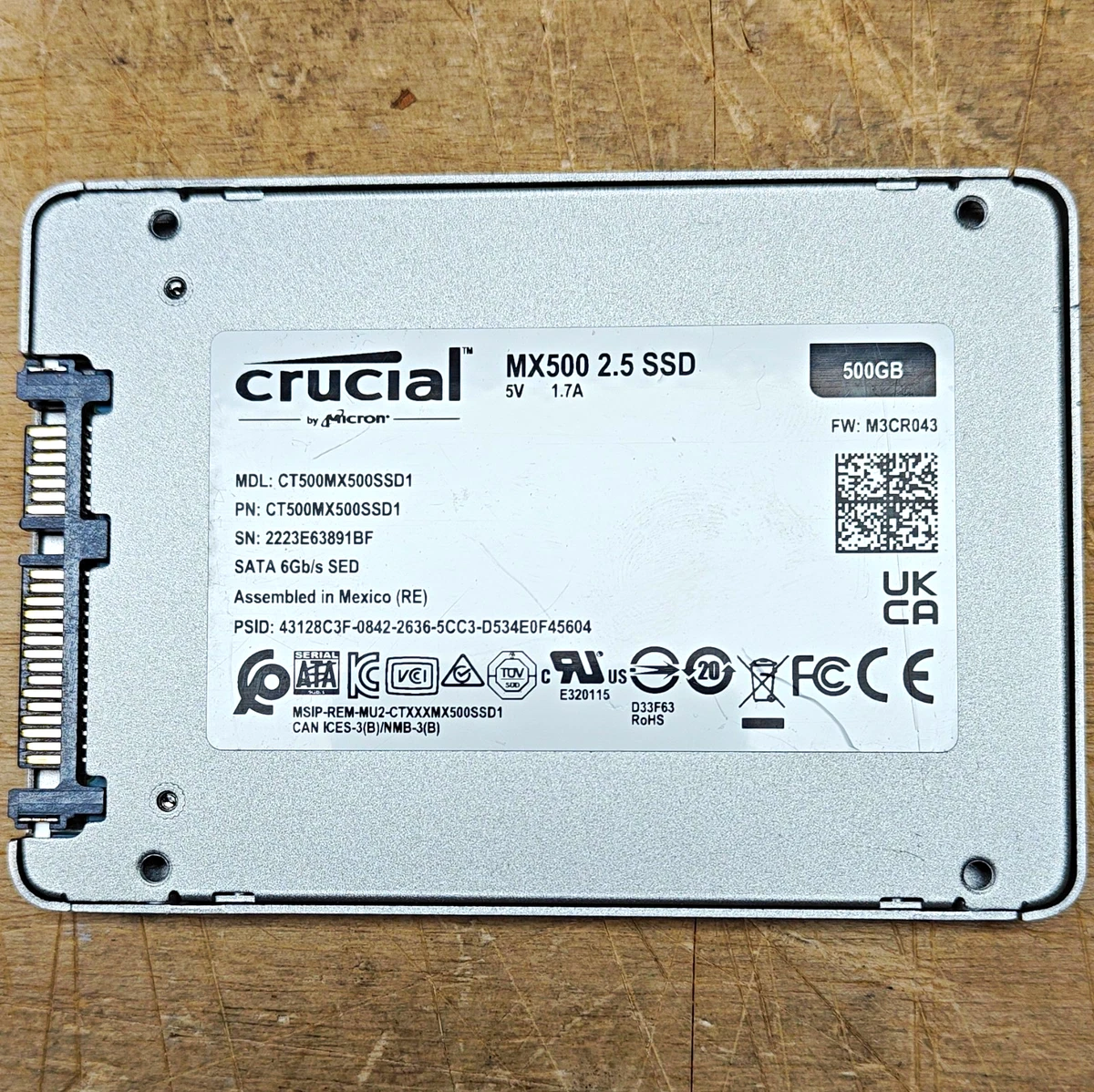 Crucial SATA III 500 GB Solid State Drives for sale | eBay